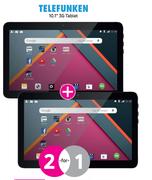 2 x Telefunken 10.1" 3G Tablet-On My Gig 1 + On Promo 1GB