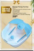 Massage Therapy Foot Spa