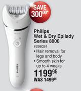 Philips Wet & Dry Epilady Series 8000