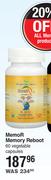 MemoR Memory Reboot-60 Vegetable Capsules