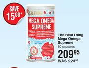 The Real Thing Mega Omega Supreme-60 Capsules