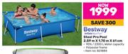 Bestway Steel Pro Pool 2.59m x 1.70m x 61cm