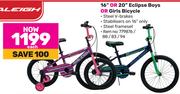 Raleigh 16" Or 20" Eclipse Boys Or Girls Bicycle-Each
