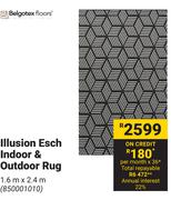 Belgotex Floors Illusion Esch Indoor & Outdoor Rug-1.6m x 2.4m