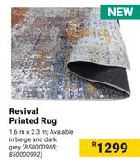 Revival Printed Rug-1.6m x 2.3m