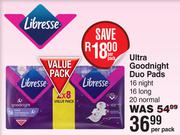 Libresse Ultra Goodnight Duo Pads-Per Pack
