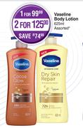 Vaseline Body Lotion Assorted-For 1 x 625ml