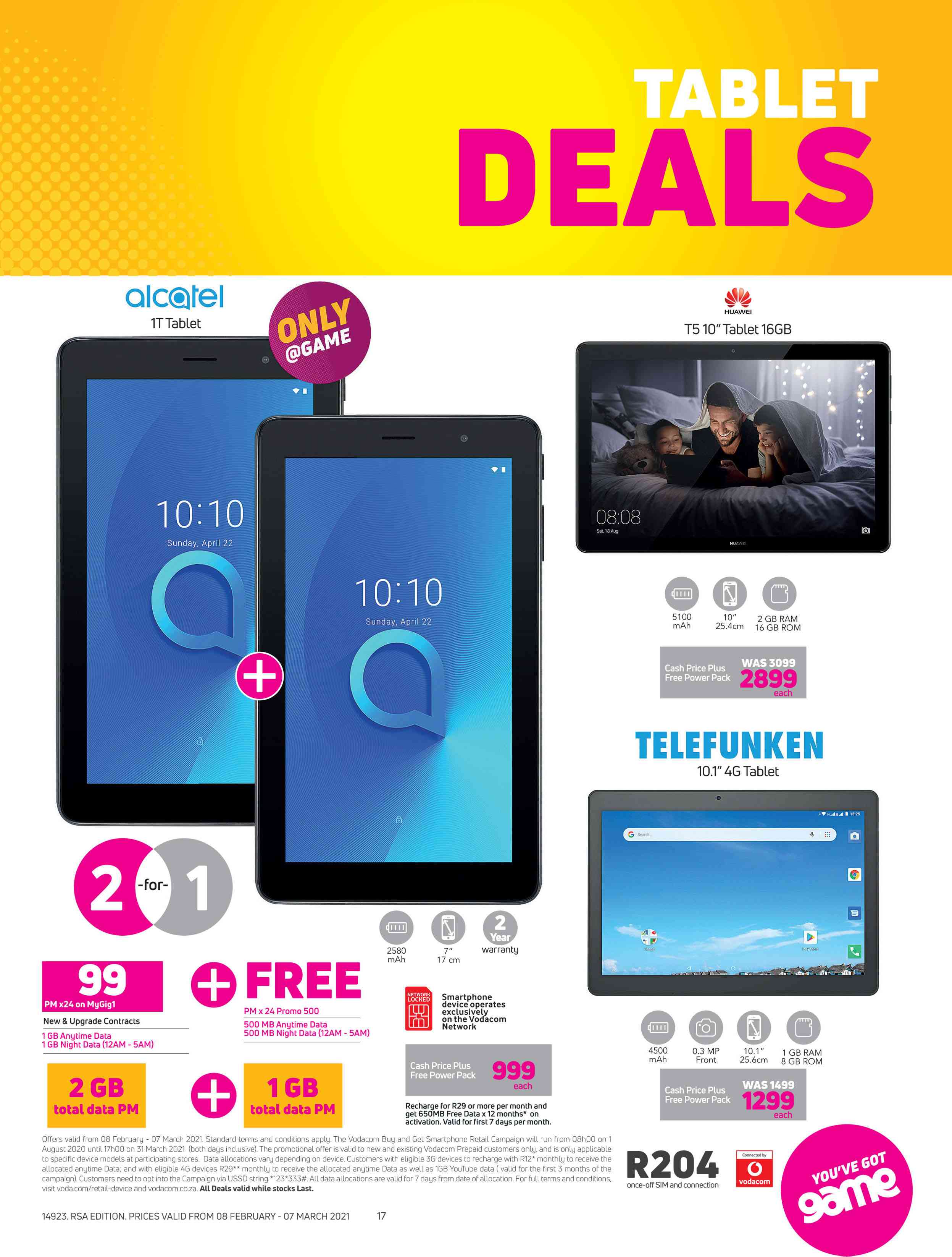 Special Huawei T5 10" Tablet 16GBEach — www.guzzle.co.za