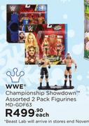 WWE Championship Showdown Assorted 2 Pack Figurines MD-GDF63-Each