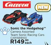 Sonic The Hedgehog Carrera Assorted Team Sonic Racing Cars CAR15818103-Each