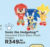 Sonic The Hedgehog Assorted 23cm Basic Plush PT58161-Each