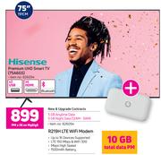 Hisense 75"(191cm) Premium UHD Smart TV 75A6GS-On My Gig 5