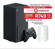Xbox Series X 1TB Console-On 250GB Home Internet L Topup