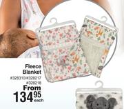 Baby Things Fleece Blanket-Each