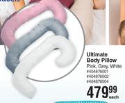 Baby Things Utimate Body Pillow Pink, Grey, White-Each