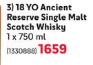 Glenfiddich 18 YO Ancient Reserve Single Malt Scotch Whisky-750ml