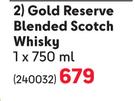 Johhnie Walker Gold Reserve Blended Scotch Whisky-750ml