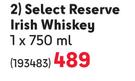 Jameson Triple Select Reserve Irish Whisky-750ml