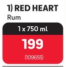 Red Heart Rum-750ml