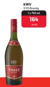 KWV 3 YO Brandy-750ml