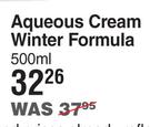 Nature's Nourishment Aqueous Cream Winter Formula-500ml