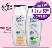 Shower & Shower Body Wash Assorted-For 2 x 500ml
