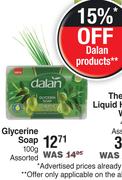 Dalan Glycerine Soap Assorted-100g