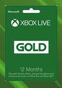 Xbox One Live Gold Cards 12 Month