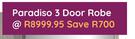 Paradiso 3 Door Robe