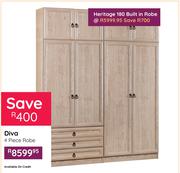 Diva 4 Piece Robe