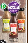 Lifestyle Food Sauces Assorted-For 2 x 375ml