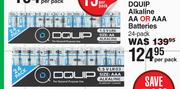 Dquip Alkaline AA Or AAA Batteries 24 Pack-Per Pack