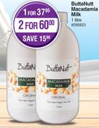 Buttanutt Macadamia Milk-For 1 x 1Ltr