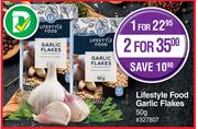 Lifestyle Food Garlic Flakes-For 1 x 50g