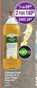 Lifestyle Food Canola Oil & Extra Virgin Olive Oil-For 1 x 1Ltr