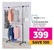 Mainstays In Line Double Rail