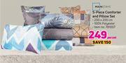 Mainstays 5 Piece Comforter & Pillow Set-Per Set