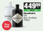 Hendrick's Gin-750ml Each