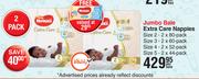 Huggies Extra Care Nappies Jumbo Bale-Per Bale