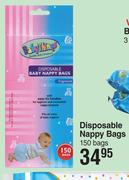 Baby Things Disposable Nappy Bags 150 Bags