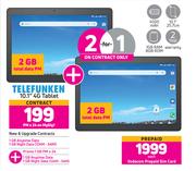 2 x Telefunken 10.1" 4G Tablet-On My Gig 1