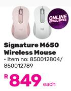 Logitech Signature M650 Wireless Mouse-Each