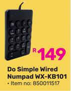 Winx Do Simple Wired Numpad WX-KB101