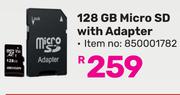 HK Vision 128GB Micro SD With Aapter