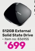 HK Vision 512GB External Solid State Drive