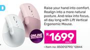 Logitech Lift Vertical Ergonomic Mouse