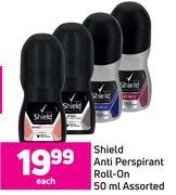 Shield Anti Perspirant Roll On Assorted-50ml Each