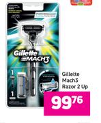 Gillette Mach 3 Razor 2 Up