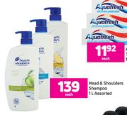 Head & Shoulders Shampoo Assorted-1L Each