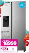Hisense 474L Side By Side Fridge/ Freezer H690SS-IDL